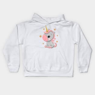 Cute unicorn. Very beautiful design for kids. Kids Hoodie